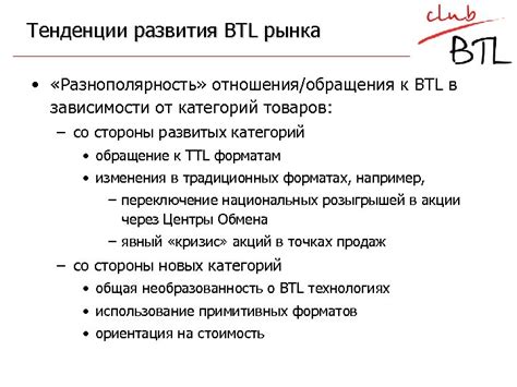 Анализ требований в зависимости от категорий товаров