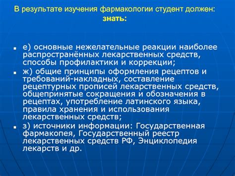 Безопасность использования и нежелательные реакции