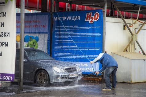 Безупречное удаление гидролака на мойке самообслуживания