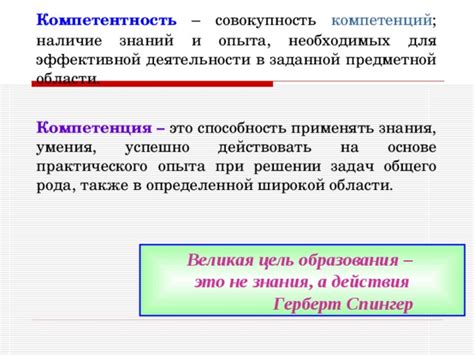 Важность сфокусированности на определенной области знаний в высшем образовании