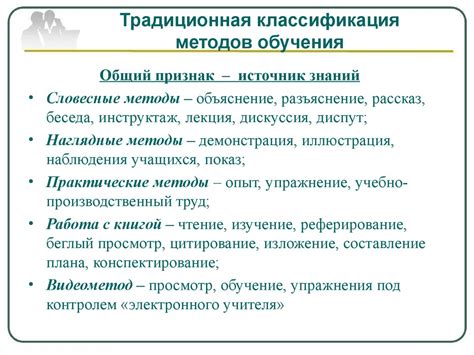 Важные аспекты в образовательном процессе: структура, содержание и методы обучения