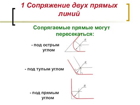 Важные особенности сопряжения под прямым углом