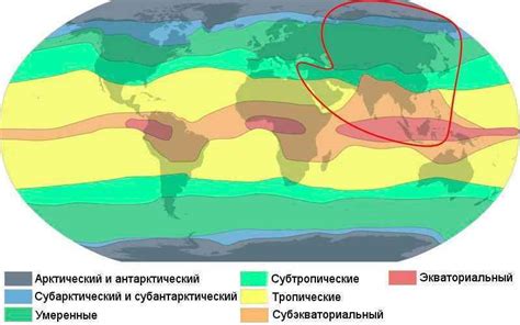 Влияние атмосферных потоков на климатические условия