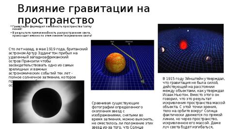 Влияние гравитации и скорости на понятие времени в космической физике