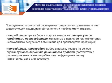 Возможности для расширения товарного ассортимента и повышения конкурентоспособности малого бизнеса