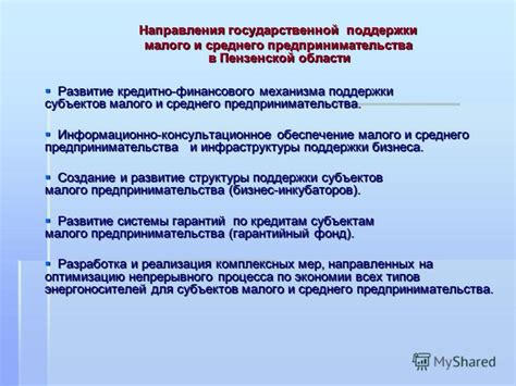 Возможность приобретения финансовой поддержки средствами частных лиц