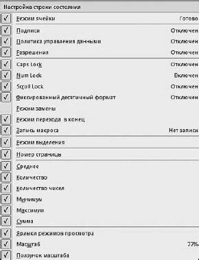 Выгоды практического применения строки состояния связи