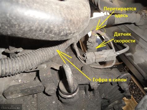 Где находится датчик скорости в автомобиле ВАЗ 2114