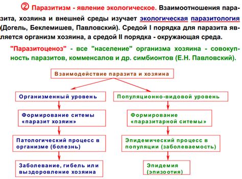 Деградация физиологических функций паразита при отсутствии хозяина