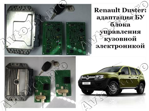 Дополнительное расположение порта управления двигателем в автомобиле Renault Duster