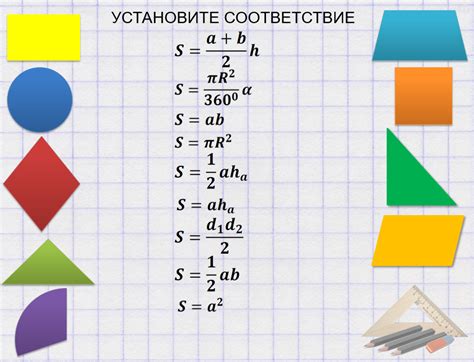 Задачи, в которых нужно найти площадь различных форм и фигур