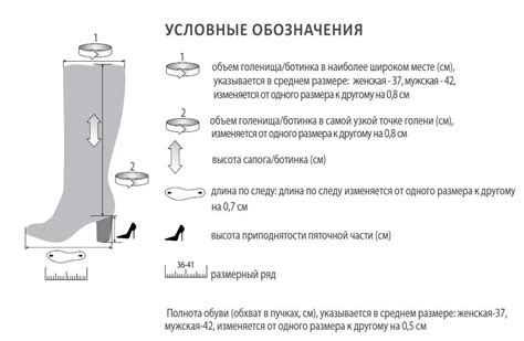 Значение знания обхвата голенища при выборе сапог