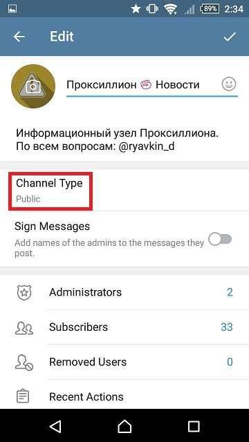 Значение ссылки на профиль в Telegram