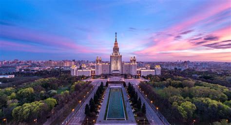 Известные места в Москве, где сняты сцены полета воздушного судна