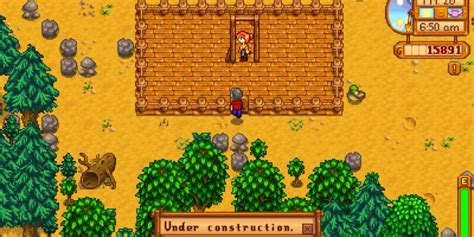 Изучение места проживания персонажа Робин в игре Stardew Valley