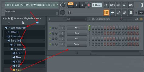 Использование автоматического сканирования плагинов в FL Studio
