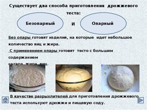 Использование добавок-разрыхлителей для пышного теста