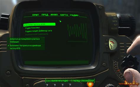 Использование инфракрасных очков в игре Fallout 4