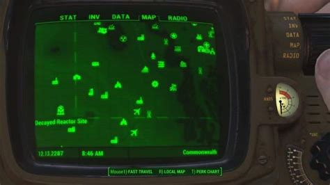 Использование карт и подсказок для отыскания уникального оружия в игре Fallout 4