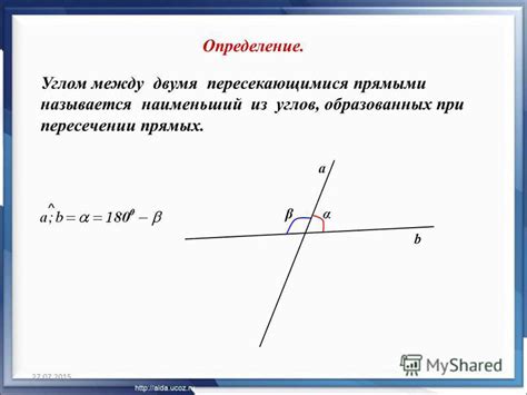 Использование углов между прямыми: уникальный подход к определению параллельности