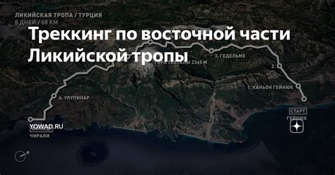 Историческое прошлое Ликийской тропы