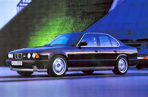 История выпуска модели BMW E34