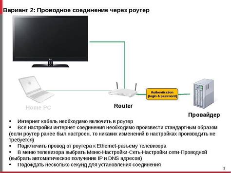 Как осуществить беспроводное подключение телевизора к домашней сети