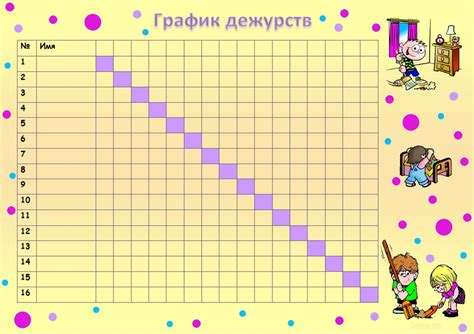 Как подобрать оптимальное расписание для своего участия в школьном дежурстве?