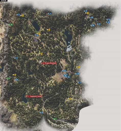 Карта мест Сары в игре Days Gone: ориентиры и ключевые маркеры