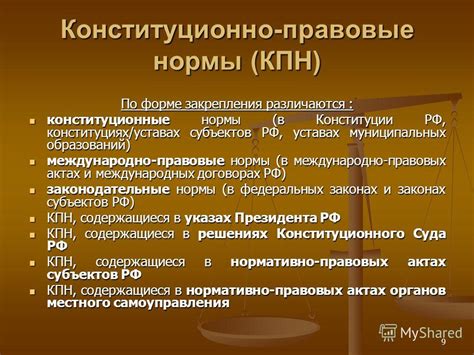 Категории участников правовых отношений в рамках Конституции