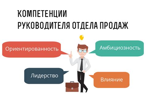 Квалификационные требования к руководителю отдела продаж