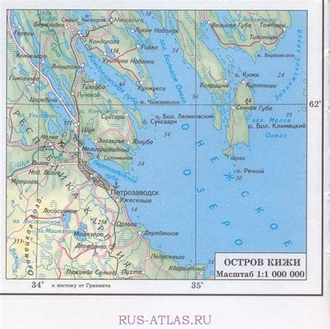 Крупнейшие острова на просторах Онежского водоема