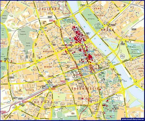 Лучшая адресная карта в центре Варшавы