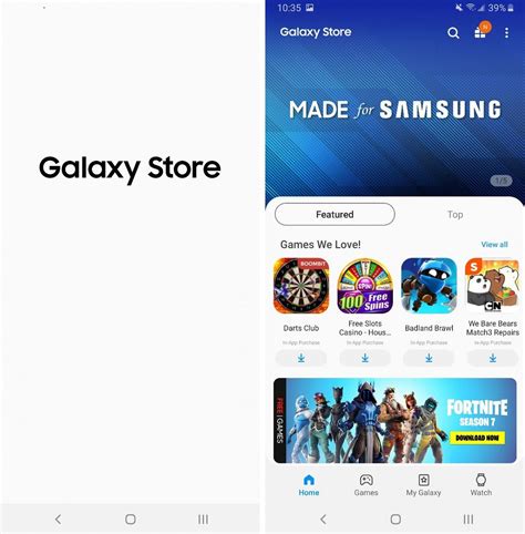 Магазин приложений Samsung Galaxy Store