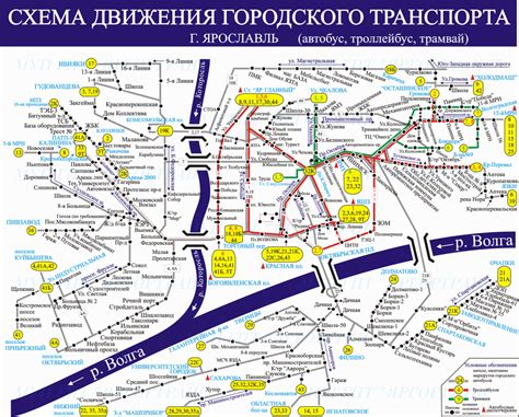 Маршруты и схемы общественного транспорта, которые приводят к одной из главных транспортных точек города