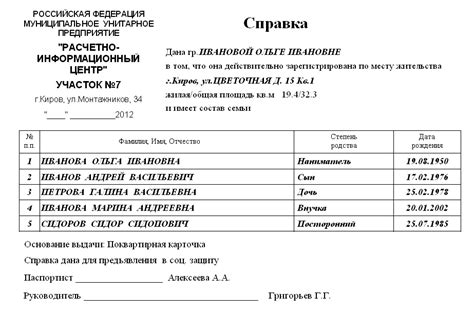 Места получения информации о составе семьи в Беларуси