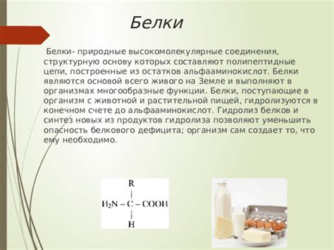 Местонахождение белкового соединения в живом организме