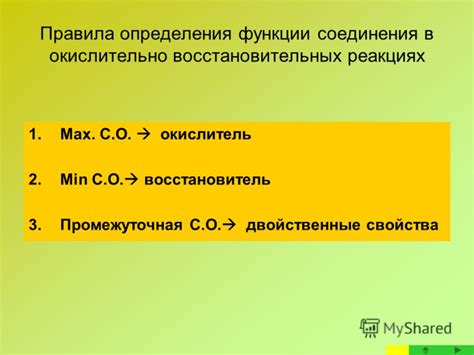 Методы определения окислительно-восстановительных свойств элементов в химии