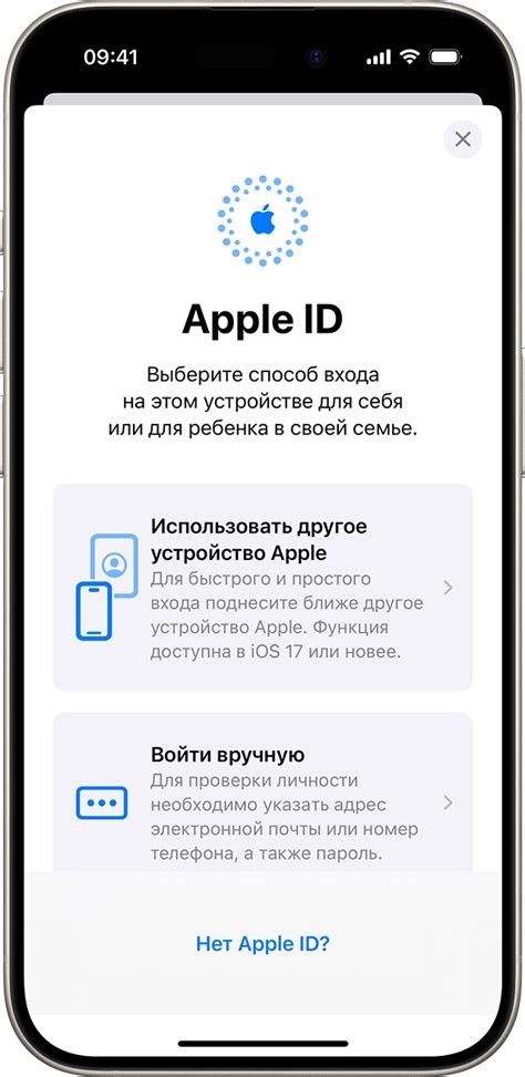 Нахождение идентификатора Apple в параметрах настройки iPhone