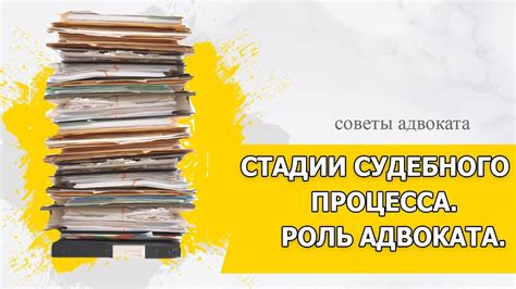 Начало карьеры адвоката: основы судебного процесса и первые шаги