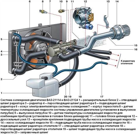 Обзор главных компонентов системы охлаждения ВАЗ 2110