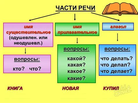 Ознакомьтесь с понятием и классификацией частей речи