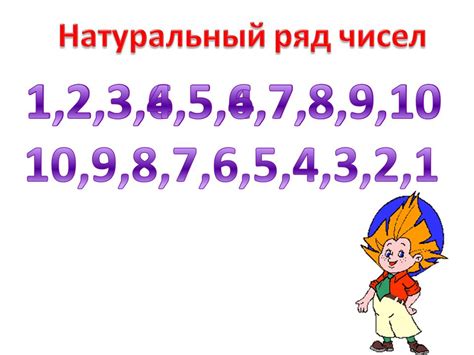 Описание процедуры для чисел от 1 до 10