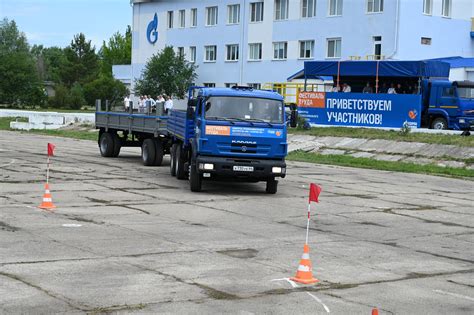 Определение местоположения шасси на грузовом автомобиле Камаз