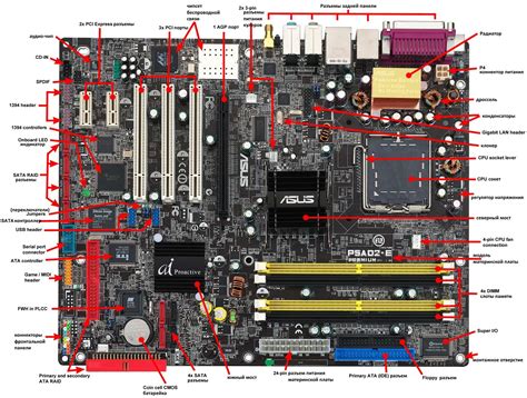 Определение размещения элемента-источника питания на материнской плате Asus: ключевые черты и функции