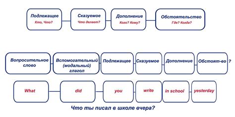 Организация предложений в английском языке: структура и логика