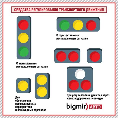 Основные виды и функции уличных светофоров