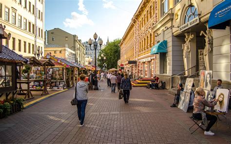 Основные места, которые можно найти на улице Арбат