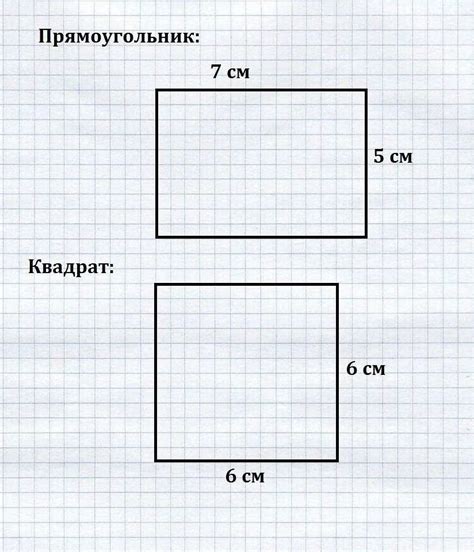 Основные понятия периметра и площади прямоугольника