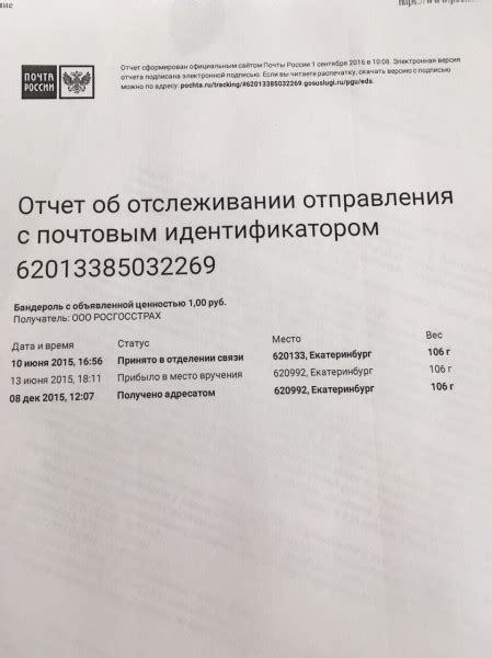 Основные принципы отказа от поступившей регистрируемой корреспонденции с подтверждением получения